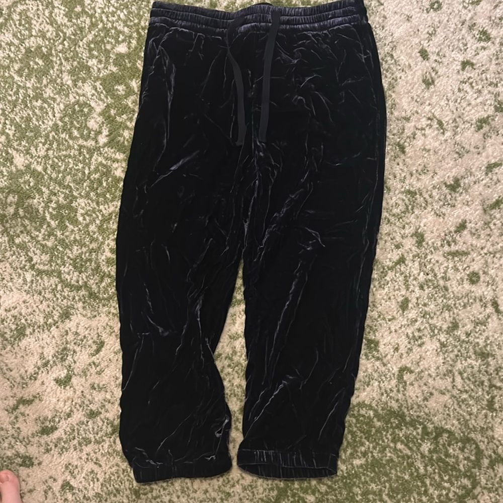 J Crew Velvet Joggers